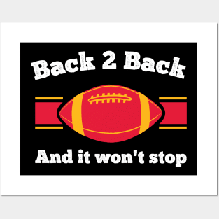 Back 2 Back Football Champions Back to Back Football Winners Posters and Art